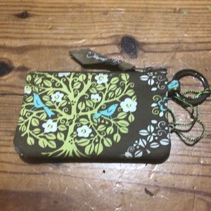 Vera Bradley coin purse with ID slot